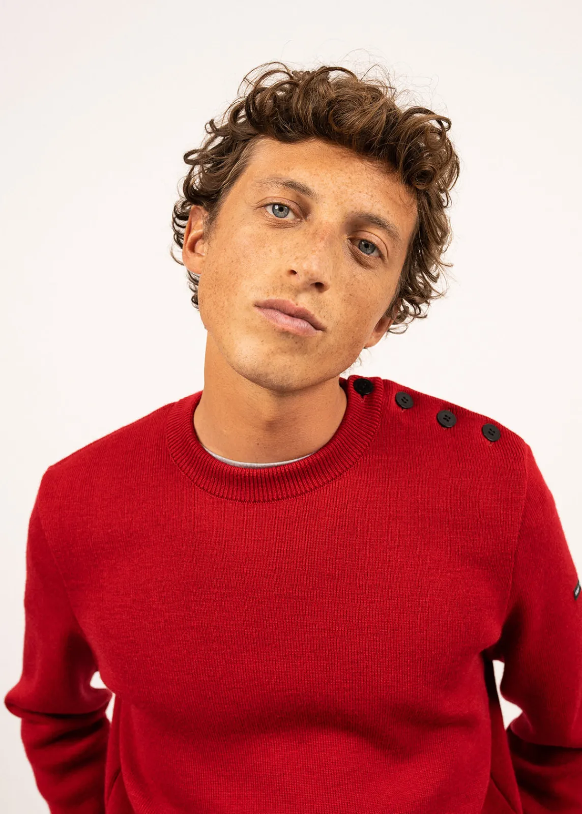 SAINT JAMES Pulls Marins*Pull marin uni Cancale Medoc