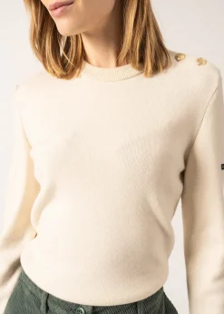 SAINT JAMES Pulls Marins*Pull marin uni Dax Ecume