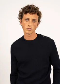 SAINT JAMES Pulls Marins*Pull marin uni Dinan Marine