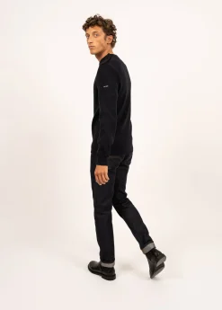 SAINT JAMES Pulls Marins*Pull marin uni Galiote Navy
