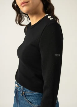 SAINT JAMES Pulls Marins*Pull marin uni Marée Noir