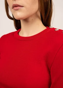 SAINT JAMES Pulls Marins*Pull marin uni Marée Tulipe