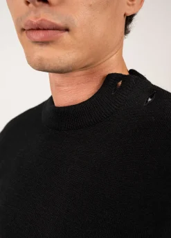 SAINT JAMES Pulls Marins*Pull marin uni Matelot Noir