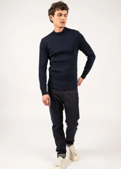 SAINT JAMES Pulls Marins*Pull marin uni Matelot Marine