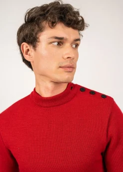 SAINT JAMES Pulls Marins*Pull marin uni Matelot Medoc