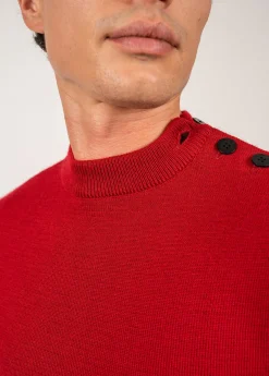 SAINT JAMES Pulls Marins*Pull marin uni Matelot Medoc