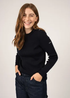 SAINT JAMES Pulls Marins*Pull marin uni Rochefort Navy