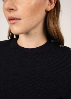 SAINT JAMES Pulls Marins*Pull marin uni Rochefort Navy