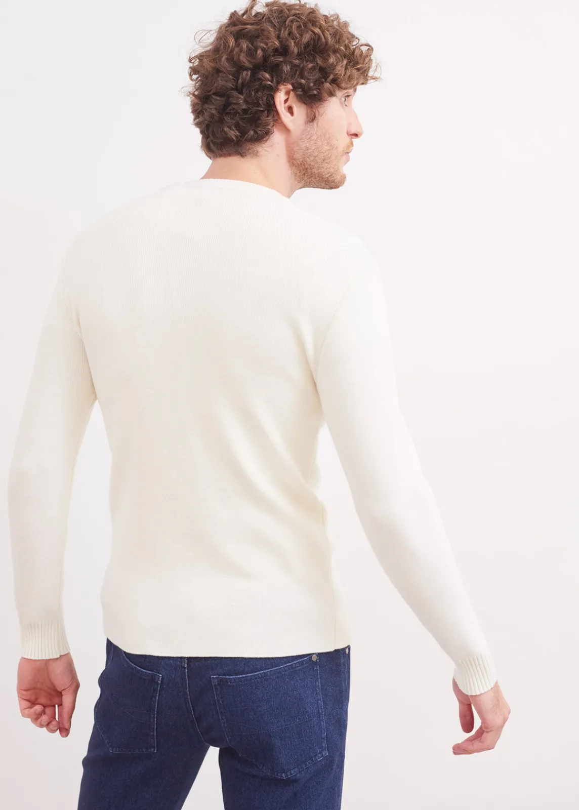 SAINT JAMES Pulls Marins*Pull marin uni Rochefort Ecume