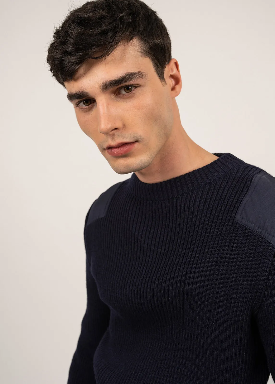 SAINT JAMES Pulls & Gilets*Pull militaire Condor Marine