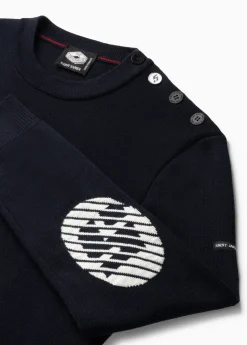 SAINT JAMES Pulls Marins*Pull Mondiovision Renault 5 Navy