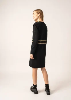 SAINT JAMES Robes & Jupes*Robe en laine Party Navy/ecume/champagne