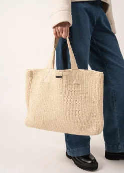 SAINT JAMES Sacs À Main & Cabas*Sac tricoté Blancd'hiver