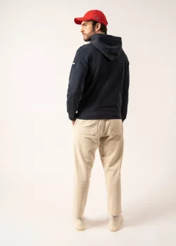 SAINT JAMES Pulls & Gilets*Sweat à capuche Benji Amiral