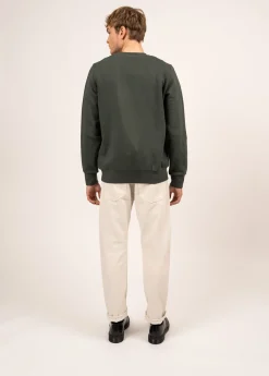 SAINT JAMES Pulls & Gilets*Sweatshirt Solal Vegetal/blancd'hiver