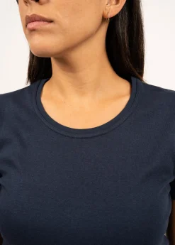 SAINT JAMES Polos & T-shirts*T-shirt col rond Ajaccio Marine