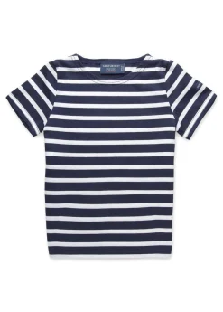 SAINT JAMES Marinières*T-shirt marinière enfant Levant Marine/neige