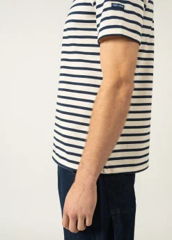 SAINT JAMES Marinières*T-shirt marinière Plouider Ecru/marine