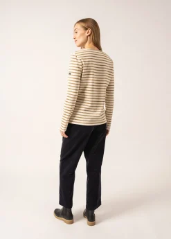 SAINT JAMES Polos & T-shirts*T-shirt Puy Ecume/or